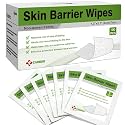 Carbou Skin Barrier Wipes, 100Pcs Skin Prep Wipes for Ostomy