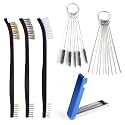 Carburetor Cleaning Kit, Carb Torch Tip Dirt Cleaner Set 3 Double-Ended Polishing Brushes 5 Cleaning Brushes 23 Needles for ATV Welder Motorcycle Spray Guns Torch Tips