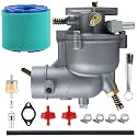 Carburetor Compatible with 390323 394228 398170 194412 190432 190402 195422 190400 170401 7HP 8HP 9HP Horizontal Engines Generator Troybilt Carb with 393957S Air Filter