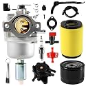 Carburetor Compatible with 42" Troy Bilt Pony 13WM77KS011 13AN77KS211 13AM77KS011 13WN77KS066 13AN77TG766 13AN77KG066 Riding Lawn Mower Tractor Carb With B&S 15.5HP 17.5HP 500cc Engine