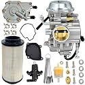 Carburetor Kit with Fuel Pump & Air Filter Fit For Polaris Sportsman 300 335 400 450 500 600 700 Ranger 400 425 500 Trail Boss 325 330 Magnum 325 330 425 500 Hawkeye 300 400 Replace #1203059 1203060