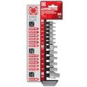 CARBYNE 12-Piece Torx Plus Stubby Low Profile Bit Socket Set