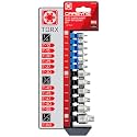 CARBYNE 12-Piece Torx Stubby Low Profile Bit Socket Set