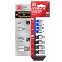 CARBYNE 8-Piece XZN Triple Square Stubby Low Profile Bit Socket Set