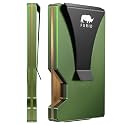 furid Minimalist Card Wallet for Men Slim: Rfid Metal Wallet with Money Clip Credit Card Holder - Gift for Man Husband at Brithday Stocking Stuffers