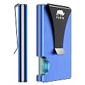 furid Minimalist Card Wallet for Men Slim: Rfid Metal Wallet with Money Clip Credit Card Holder - Gift for Man Husband at Brithday Stocking Stuffers