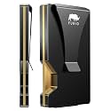 Minimalist Card Wallet for Men Slim: Rfid Metal Wallet with Money Clip