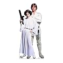 Cardboard People Luke &amp; Leia Cardboard Cutout - Star Wars 40th Anniversary