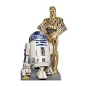 Cardboard People R2-D2 &amp; C-3PO Cardboard Cutout - Star Wars Classics