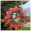 Cardinal Wind Spinner 12‘’ 3D Stainless Steel Outdoor Garden Hanging Decor