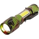 Care 4 Milirty Rechargeable LED Flashlight Torch with Zoom Option and Side Cob Metal Body 5 Hrs Torch Emergency Light (Multicolor)