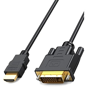 care case hdmi male to dvi-d male bi-directional adapter cable hdmi to dvi-d 241 high speed cable support 1080p hd compatible with raspberry pi xbox one ps5 blue-ray15 metercc-dvi-241