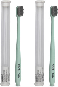 CARE CUB Green ZigZag Nano10000 Bristle BPA