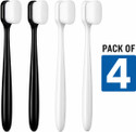 CARE CUB Toothbrush for Sensitive Gums, Micro Fur Manual Toothbrush with 20000 Soft Floss Extra Soft Toothbrush (Pack of 4)