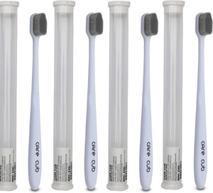 care cub white flat nano10000 bristle bpa free effect for sensitive teeth oralgum ultra soft toothbrush pack of 4