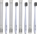 CARE CUB White Flat Nano10000 Bristle BPA Free Effect For Sensitive Teeth OralGum Ultra Soft Toothbrush (Pack of 4)