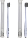 CARE CUB White Flat Nano10000 Bristle BPA Free Effect For Sensitive Teeth Ultra Soft Toothbrush