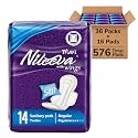 Care Maxi Sanitary Napkins with Wings – Ultra Soft, Super Absorbency &amp; Individually Wrapped Super Value Bulk Pack (14 Pads/Pack X 36 Packs = 504 Pads)