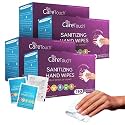 Care Touch Hand Sanitizer Wipes – 440 Individually Wrapped Packets (Box of 4, 110 Wipes Each)