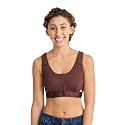 Care+Wear - Post Mastectomy Recovery Bra (Chocolate, X-Large) - Wearing After Mastectomy - Comfortable Post-Surgery Support - Breathable, Adjustable and Front Opening