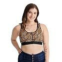 Care+Wear - Post Surgery Recovery Bra for Post Mastectomy (Animal Print, X-Large) - Wearing After Mastectomy Surgery - Comfortable Post-Surgery Support - Breathable, Adjustable and Front Opening