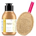 Golden Berry &amp; Gold Dust Body Wash 100 ml with Single Loofah | For Bright Skin | Sulphate &amp; Paraben Free | Eco-Friendly, Biodegradable Loofah | Unisex