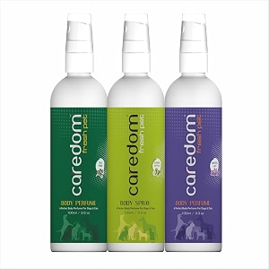 combo offer alcohol free perfume for dogs amp cats  long lasting pet perfume  mist spray  cat perfume  cat amp dog perfume with water lilly green apple amp tea tree fragrance  300ml 100mlx3