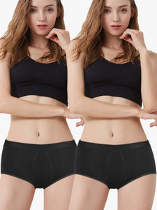 caredone women periods black panty