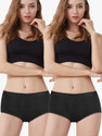 CareDone Women Periods Black Panty