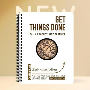 career wave daily planner a5 plannerorganizer ruled 180 pages