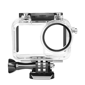 careflection action pro 45m underwater waterproof housing case compatible for dji osmo action camera acpro0367