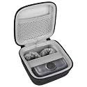 Hard Shell Carrying Case Compatible with Hollyland Lark M2, M2S Max, Lark A1, Maono Wave T5, Boya by-V3 Charging Case, Black, with Cable Storage