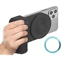 Careflection Magnetic Camera Handle With Magsafe Bluetooth Wireless Shutter - Smart Phone Bracket for Vlog, Photo and Video Shooting (Black)