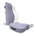 CareFoam Orthopedic Memory Foam Seat Cushion &amp; Lumbar Back Support Combo for Tailbone Pain Relief | Coccyx Cushion for Sciatica &amp; Back Support Pillow for Office Chair, Car Seat, Work from Home