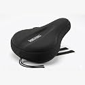 Carefoam Orthopedic Bicycle Seat Cushion Cover for Men & Women | Hypersoft Foam Bike Saddle Pad for Mountain, Road, Commuter & Indoor Exercise Cycles | Waterproof, Universal Fit