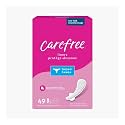 Carefree Pantiliners for Thongs with Stay Put Wings, Unscented, Regular 49 ea
