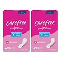 Carefree Thong Pantiliners, Unscented, 49 Count (Pack of 2)