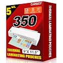 CAREGY Thermal Laminating Pouches,350 Pack Laminating Sheets, 5 Mil
