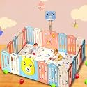 Panel playpen for Babies Upto 5 Year (Multicolor, 16 Panel)