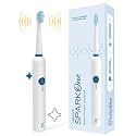 Caresmith SPARK One Electric Battery Toothbrush | Electric Tooth Brushes for Adult | AA Battery Provided | 30000 Strokes per Minute (White, 1)