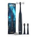 Caresmith Spark Z Electric Toothbrush | 3 Brush Heads With Cover | 35000 Sonic Vibrations | Toothbrush Electric Adult | Electric Toothbrush for Men &amp; Women with 1 Year Warranty | USB Type C | (Nebula Blue) IPX7 Waterproof