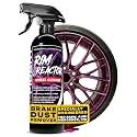 Carfidant Rim Reactor Wheel Cleaner Spray – No Scrub Formula with Purple Iron Remover Reaction – Removes Brake Dust &amp; Grime – Safe for All Wheels (Aluminum, Chrome, Black) – pH Neutral – 16oz