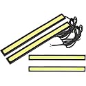 CarFrill 4Pieces Daytime Running Lights DRL Led Strip for Cars Waterproof COB Lights Truck Boat Bike Universal 17CM 12V Driving Lighting