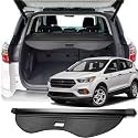Cargo Cover for 2013-2019 Ford Escape Accessories,Carbon Fiber Texture Retractable Trunk Cover Security Shield Shade Luggage Privacy Screen Trunk Organizer (Not for Ford Edge)