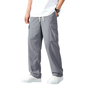 Cargo Joggers for Men - Cotton Loose