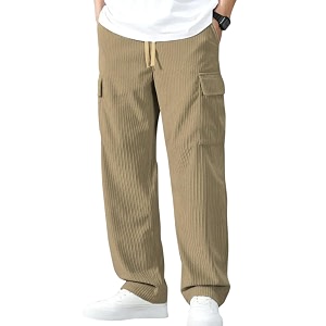 Cargo Joggers for Men - Cotton Loose