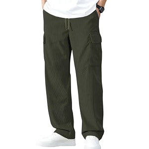 Cargo Joggers for Men - Cotton Loose