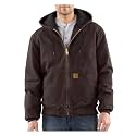 Carhartt Men's Big-Tall Quilted Flannel Lined Sandstone Active Jacket