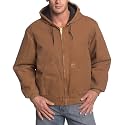 Carhartt Men's Big-Tall Quilted Flannel Lined Sandstone Active Jacket