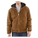 Carhartt Men's Big-Tall Quilted Flannel Lined Sandstone Active Jacket